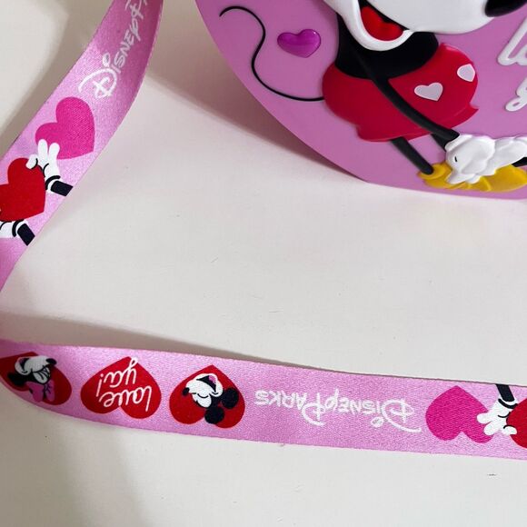 Disney Valentine's Day 2025 Mickey & Minnie Pink Heart Light Up Popcorn Bucket - Picture 15 of 16